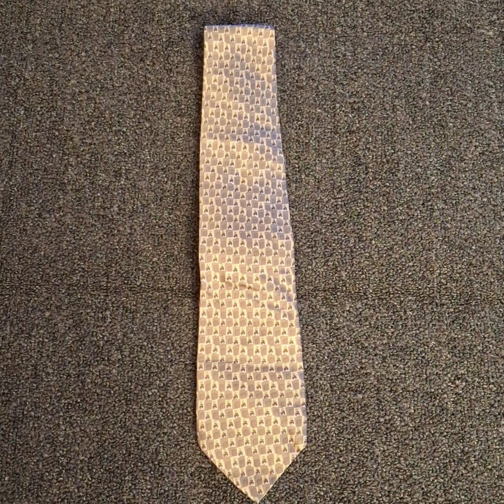 J Garcia Mandolin Player Mens Silk Neck Tie
